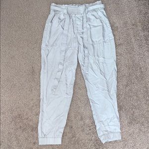 Ruffled Waist Joggers